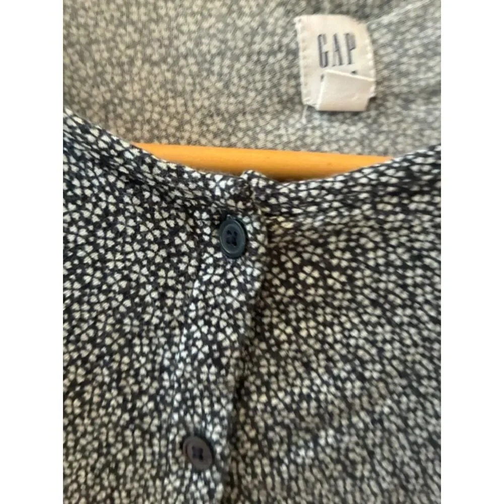 GAP Kids Floral Peplum Top | XL (12) | Navy | EUC